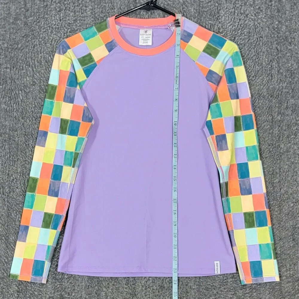 Body Glove Rashguard Womens XS Lilac Multicolor Long Sleeve UPF 50 Swim Shirt - Picture 3 of 11